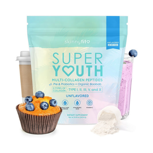 SkinnyFit Super Youth Collagen for Women Multi Probiotics 28 Servings