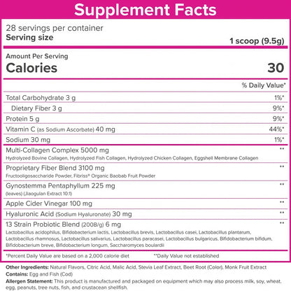 SkinnyFit Super Youth Collagen for Women Multi Probiotics 28 Servings